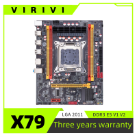 เมนบอร์ด Vivi X79 LGA 2011รองรับ E5 Xeon V2 V1เครื่องประมวลผลซีพียูแรม DDR3 X79หน่วยความจำแบบ Dual Channel