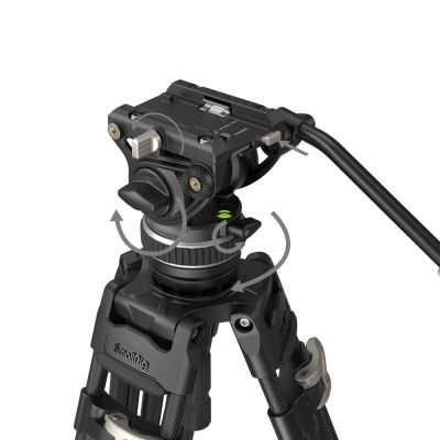 ชุดขาตั้งกล้องสามขาไฟเบอร์คาร์บอนสำหรับงานหนัก,3989เข้ากันได้กับ DJI RS 2 / RS 3 /Rs 3 Pro