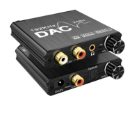 192KHz 24Bit Digital To Analog Converterพร้อมBass &amp; Volume Control Coaxial ToslinkไปยังAnalog Stereo L/R RCA