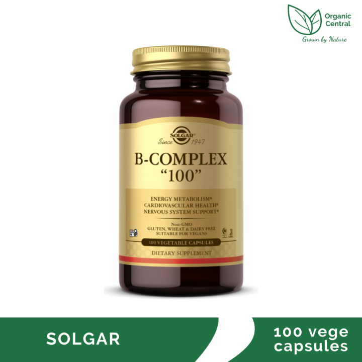 Solgar B-Complex “100” Vegetable Capsules | Lazada PH