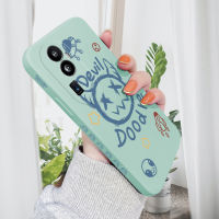 เคสโทรศัพท์สำหรับ OPPO Reno10 Pro + 5G เคสโทรศัพท์ดีไซน์ลายการ์ตูนเดวิลเคสขอบสี่เหลี่ยมปลอกซิลิโคนน้ำคลุมทั้งหมดเคสป้องกันกล้อง