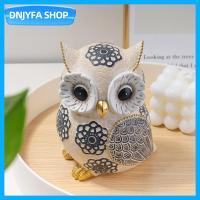 ร้าน DNJYFA นกฮูกเครื่องประดับเรซินทำมือนกฮูก6.1นิ้วนกฮูกเครื่องประดับตกแต่งแฟชั่นนกฮูกห้อง Hiasan Kamar