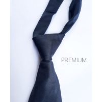 Black Tie OSPEK Graduation Instant Adhesive Plain Tie Men Practical Tie TOP QUALITY