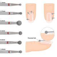 หัวบอล3/32นิ้วน้ำยาขจัดหนังรอบเล็บหัวเจาะแบบหมุนตะไบอิเล็กทรอนิกส์ทำความสะอาดหนังกำพร้าสำหรับอุปกรณ์ทำเล็บตะไบเล็บหัวเจียรเล็บมืออาชีพ