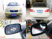 เลนส์กระจกมองข้าง สำหรับ Toyota ALTIS หน้าหมู ด้านซ้าย ( โตโยต้า อัลติส ) ปี 01 - 07 กระจกไม่หลอกตา