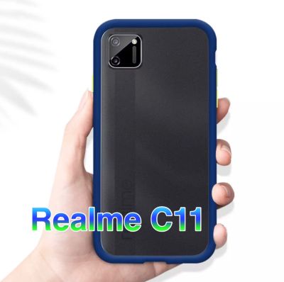 ส่งจากไทย Case Realme C11 เคสโทรศัพท์ เรียวมี case realme c11 เคสกันกระแทก ขอบสีหลังขุ่น case relame c11ของแท้ 100%
