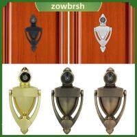 ZOWBRSH สังกะสีอัลลอยด์ ที่เคาะประตู 180องศา การรักษาความปลอดภัยความปลอดภัย มือจับประตูแบบรู ทันสมัยและทันสมัย ฮาร์ดแวร์สำหรับประตู ที่จับประตูมือ ของตกแต่งบ้าน