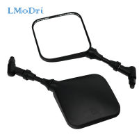 LMoDri Black Dual Sport Motorcycle Mirrors Side Mirrors For Suzuki DR 200 250 DR350 350 DRZ 400 650 DR650 2Pieceslot