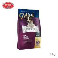 [ลด50%] [ส่งฟรี] ด่วน!! [MANOON] Happy Dog Mini Irland 1kg อาหารสุนัขสูตรเนื้อกระต่ายป่าและปลาแซลมอน