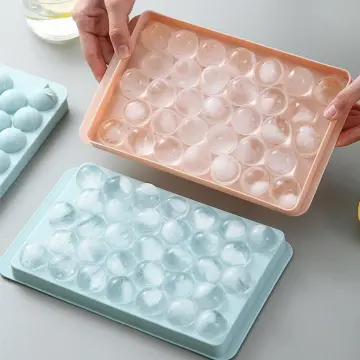 Diamond Ice Cube Tray - 2 Pack Silicone Ice Make Mold - 3D Jelly & Candy &  Chocolate & Coffee & Whisky Freeze Ice Molds (Blue) 