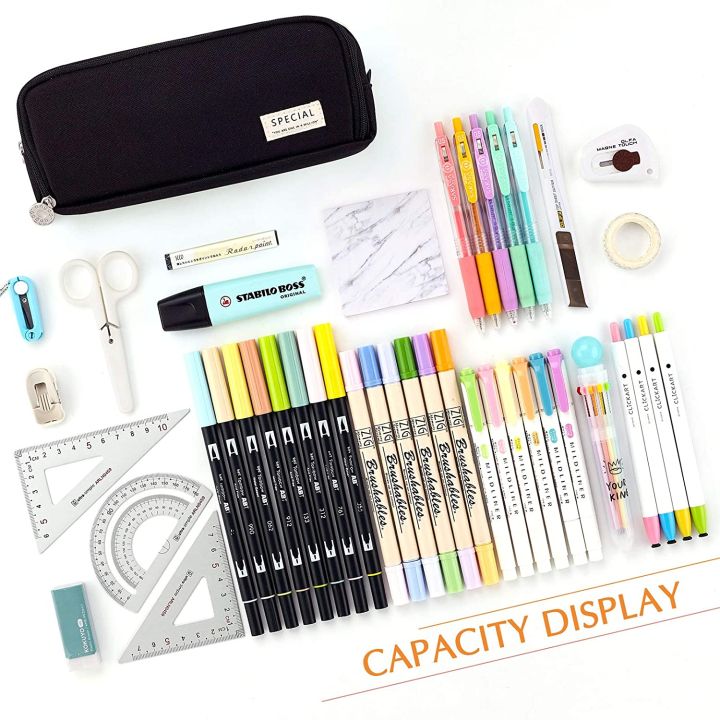 kawaii-large-capacity-pencil-case-3-compartment-pouch-pen-bag-double-side-opening-student-stationery-organizer-school-supplies