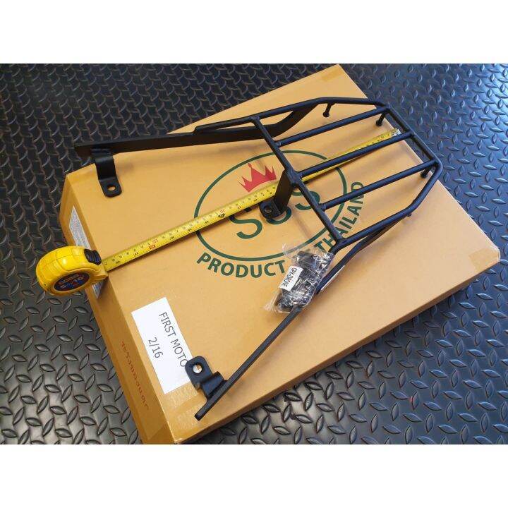 แร็คมอเตอร์ไซค์ Rear Rack แร็คหลัง แร็คท้าย ตะแกรงท้าย ตะแกรงหลัง GPX ...