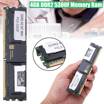 BOKALI 1PCS 4GB DDR2 5300F 667Mhz 1.8V ECC 240 Pin CL5แรมความจำสำหรับเดสก์ท็อปใหม่