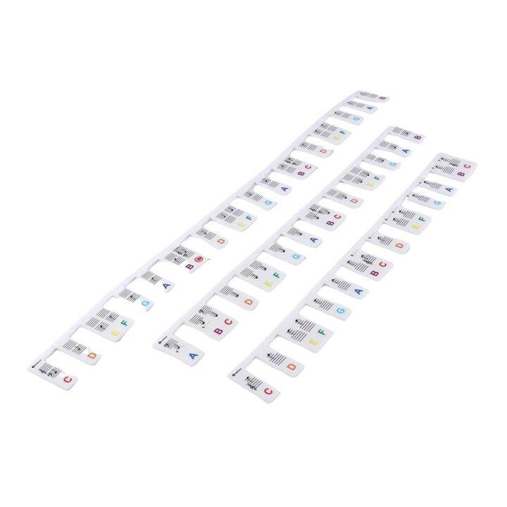 Removable 88-Key Piano Keyboard Labels Silicone Piano Keyboard Notes