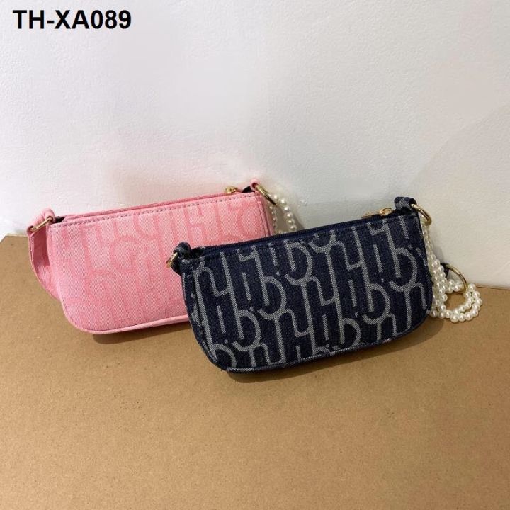 female-bag-2021-new-one-shoulder-alar-packet-network-red-pink-cowboy-pearl-chain-contracted-fashion-laptop-bag