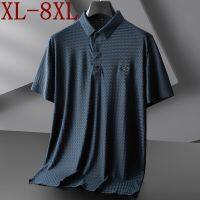 8XL 7XL 6XL ฤดูร้อนใหม่คุณภาพสูงเสื้อโปโลผู้ชายผ้าฝ้ายแขนสั้น Tee เสื้อ Homme หลวม Casual Camisa Polo