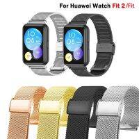 【ซู】นาฬิกาสายสำหรับ Huawei ตายข่ายสแตนเลสใส่ได้2