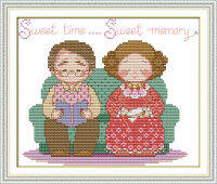 2021Live together till old and grey cross stitch kit 14ct 11ct count pre printed canvas x stitches embroidery DIY handmade plus