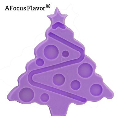 ；【‘； 1 Pc Diy Christmas Tree Cake Decoration Mold Sugar Candy Chocolate Mold Christmas Decoration Gift Tool Kitchen Baking Stencil