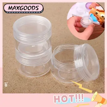 10pcs Empty Spice Bottles with Lid Reusable Plastic Containers for