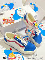 รองเท้าVans Old Skool Doraemon ขาวฟ้า Size:36-44 รองเท้าลำลอง รองเท้าแวนส์ ลายการ์ตูน รองเท้าผ้าใบผช รองเท้าผ้าใบผญ ใส่สบาย ทรงสวย [PK01]