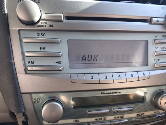 แจ็ค-aux-3-5-ต่อเพิ่มฟังเพลงในรถ-เพิ่ม-aux-audio-cable-3-5-สําหรับ-toyota-camry-แคมรี่-2007-2012