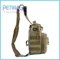 PETIBAG แฟชั่น ผู้ชาย การท่องเที่ยว กลางแจ้ง ครอสบอดี้ หัวไหล่ เส้นทแยงมุม กระเป๋าคาดหน้าอก ลายพราง