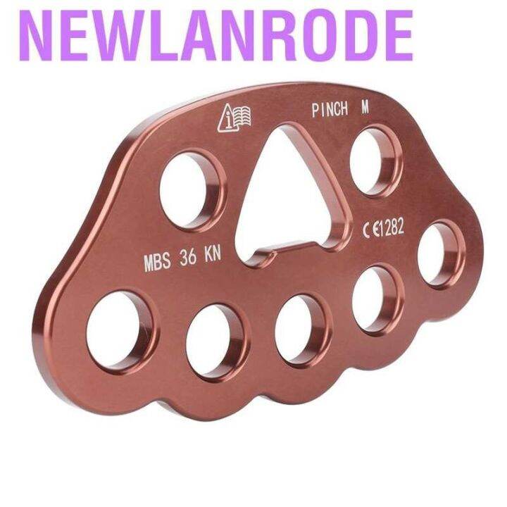 newlanrode-8หลุมเกียร์ข้อต่อจุดยึดหลายจุดสำหรับปีนเขาแผ่นที่จัดเตรียมเครื่องมืออุปกรณ์กลางแจ้ง8หลุม