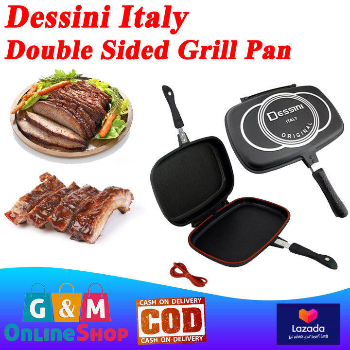 Dessini Italy Double Sided Grill Pan 36cm Lazada PH