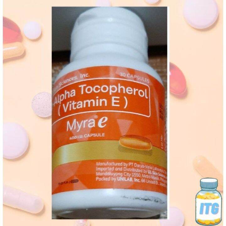 Myra E vitamin e by 30 ( vitamins for immunity) Lazada PH