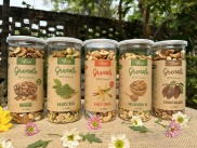 GRANOLA SIÊU HẠT 5% yến mạch TAFOODY hũ 500g ngũ cốc granola mix hạt dinh