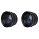 2 Pcs 52mm 2X Magnification Telephoto Lens for Nikon AF-S 18-55mm 55-200mm Lens Camera