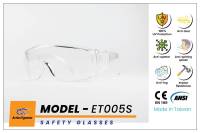 แว่นตานิรภัย แว่นเซฟตี้ MODEL - ET005S/ST002A  แบรนด์ Action Eyewear