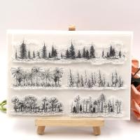 KLJUYP Trees Transparent clear stamp for DIY Scrapbooking/Card Making/Kids Christmas Fun Decoration Supplies