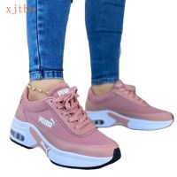 CODxdrrf5157 Womens fashion casual lace up mesh breathable sneakers ladies air cushion jogging anti-slip sports shoes