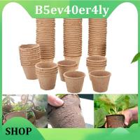 B5ev40er4ly SHOP 100pcs 8cm Paper Pot Plant Starting Flower Nursery Cup Kit Organic Biodegradable Eco-Friendly Cultivation Garden Tools