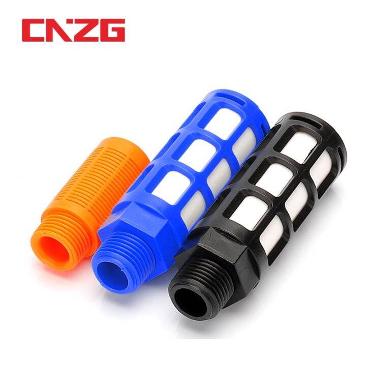 Air Silencer Plastic Exhaust Muffler Pneumatic 1 8 1 4 3 8 1 2 Male