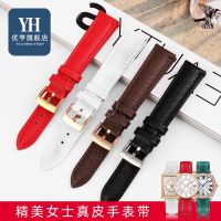 Suitable for FolliFollie WF15R030 WF14B020S leather watch strap female 14 16mm