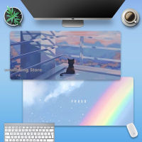 Enjoy Lonely Scenery Mouse Pad Student Computer Mouse Non-slip Notebook Pad Office Keyboard Protection Pad Table Mat 90x40cm