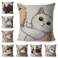 hot！【DT】☢  Pillows Cases for Sofa Car Cushion Cover Covers Cartoon Pillowcase 45x45cm