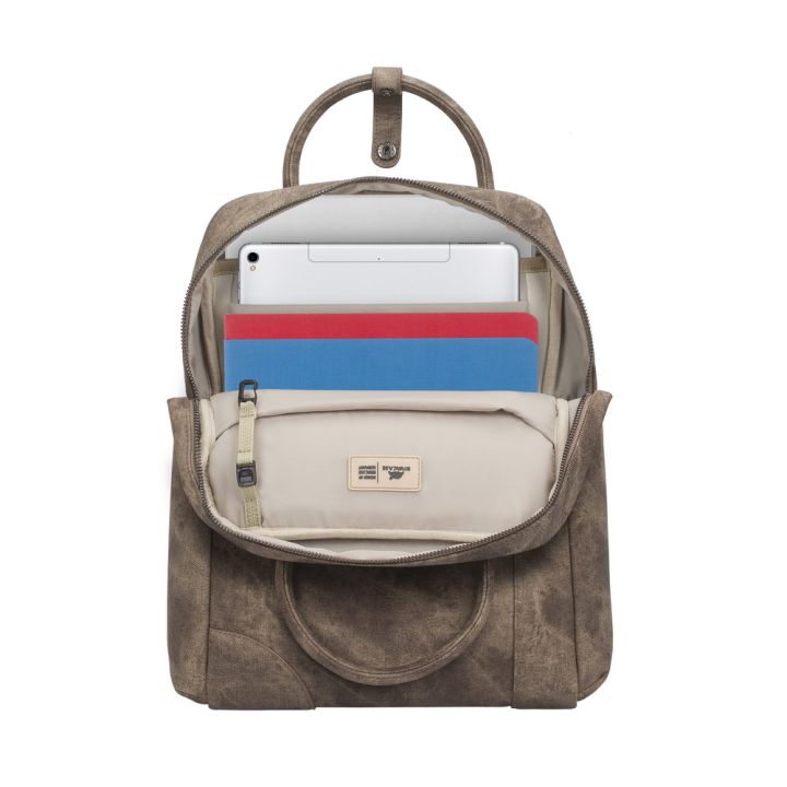 rivacase-กระเป๋าเป้สะพายหลังใส่โน๊ตบุ๊ค-macbook-สีน้ำตาลอ่อน-8925