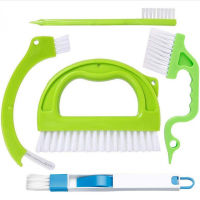 5pcs Handheld Corner Home Kitchen Tool Portable Cleaning Brush Set Small Dustpan Bathroom Groove Window Door Durable