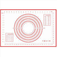 เสื่ออบแผ่นแป้งพิซซ่า Non-Stick Maker ผู้ถือ Pastry Kitchen Gadgets Utensils Bakeware Sugar Craft เครื่องมือ60*40ซม.