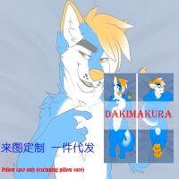 Dakimakura อะนิเมะ LapuWolf พิมพ์สองด้านชีวิตขนาดร่างกายหมอน 180x60 ซม. พีชหมอน Otaku ของขวัญ