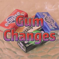 Gum Changes Close Up Street Stage Magie Props ภาพลวงตา Mentalism Magic Tricks Gimmick Magia Tour De Magician