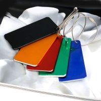 【DT】 hot  Fashion Aluminium Luggage Tags Suitcase Label Name Address ID Bag Baggage Tag Travel