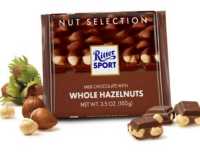 Ritter Sport Bars, Milk Chocolate with Whole Hazelnuts, 3.5 Ounce. (100 g)