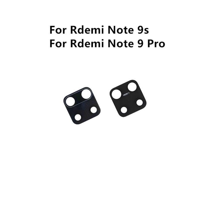 【✴COD✴】 nang20403736363 2ชิ้นสำหรับ Xiaomi Redmi Note 9วินาทีเลนส์กระจกกล้องด้านหลังสำหรับ Redmi Note 9 Pro กล้องหลักอะไหล่เลนส์กระจกซ่อม