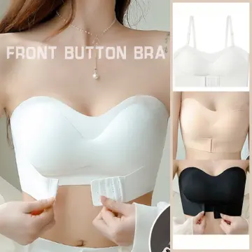 Plus Size Bra Sexy Bralette Crop Top Underwear Push up Strapless