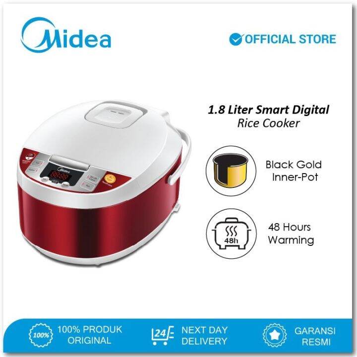 Midea MRD5001R Easy Digital Rice Cooker 1.8L Penanak Nasi Lazada